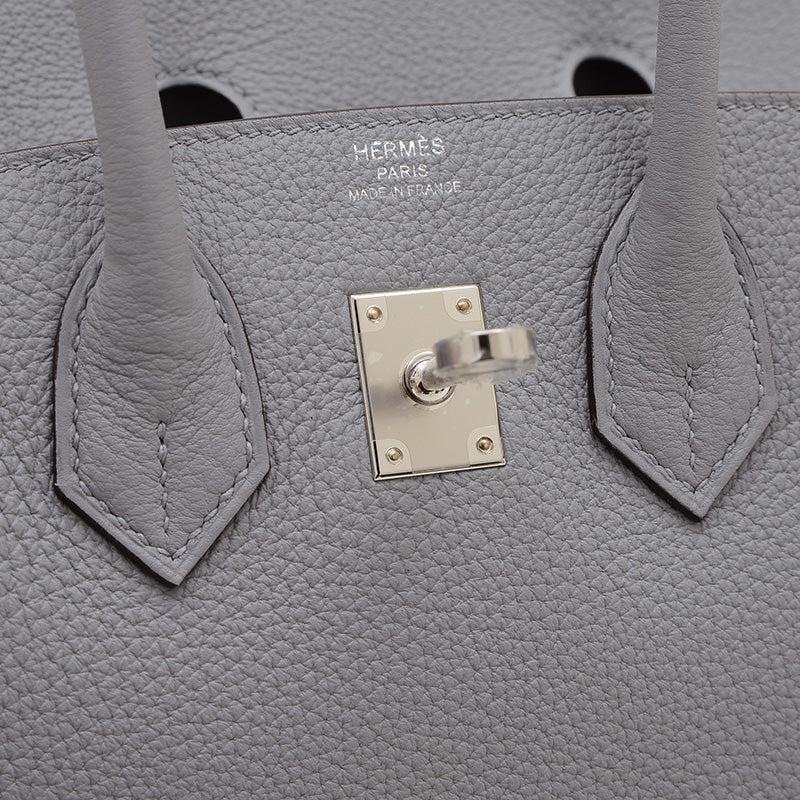 バーキン25 トゴ グリパンタン シルバー金具 K刻印 ハンドバッグ