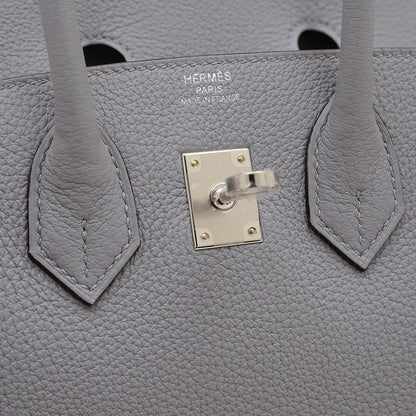 バーキン25 トゴ グリパンタン シルバー金具 K刻印 ハンドバッグ