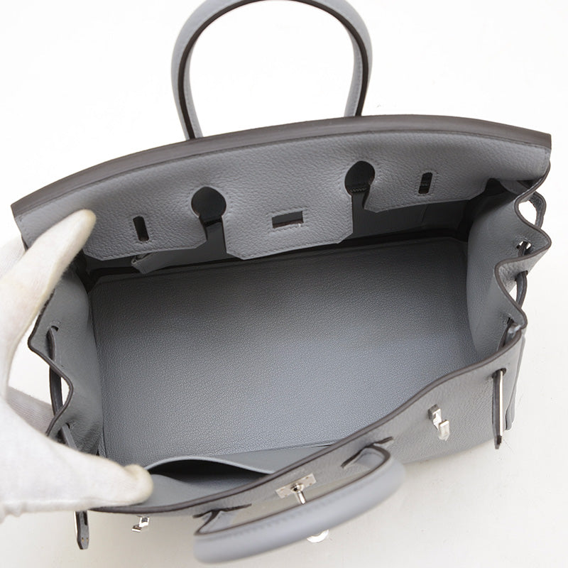 バーキン25 トゴ グリパンタン シルバー金具 K刻印 ハンドバッグ