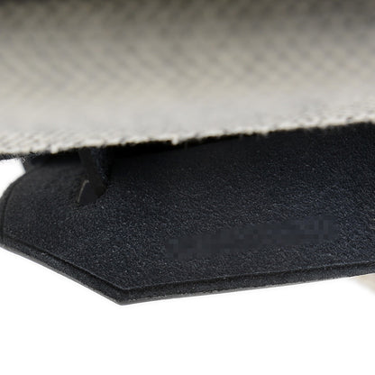 エールバッグ ミニ 20 トワル ブラック/グレー ゴールド金具 W刻印 ショルダーバッグ