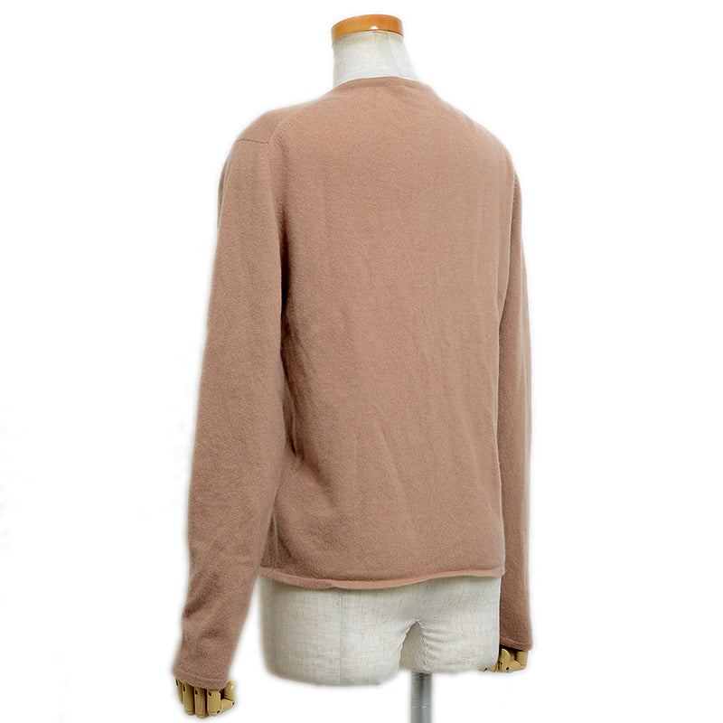 カーディガン カシミヤ ベージュ レディース LAサイズ スターマーク品 カーディガン