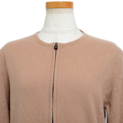 カーディガン カシミヤ ベージュ レディース LAサイズ スターマーク品 カーディガン