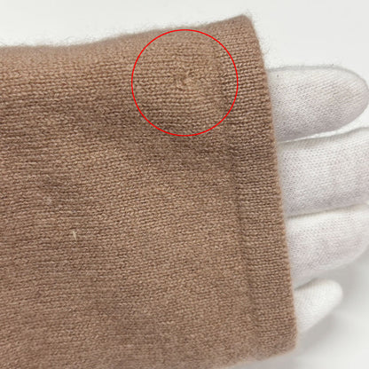 カーディガン カシミヤ ベージュ レディース LAサイズ スターマーク品 カーディガン