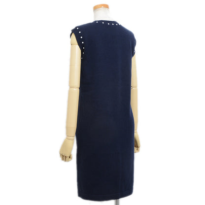 ワンピース コットン/カシミヤ ネイビー 38サイズ P53637K06956 ワンピース