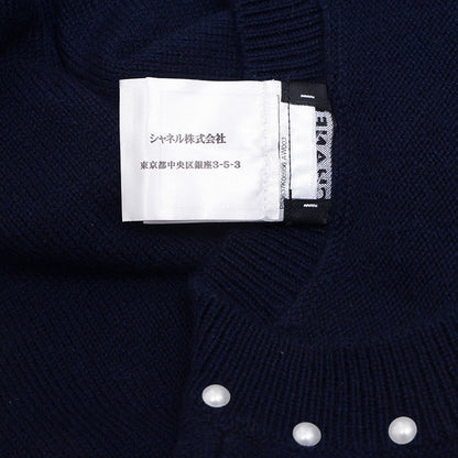 ワンピース コットン/カシミヤ ネイビー 38サイズ P53637K06956 ワンピース