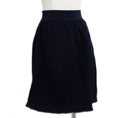 スカート ココマークボタン コットン ネイビー 40サイズ スカート