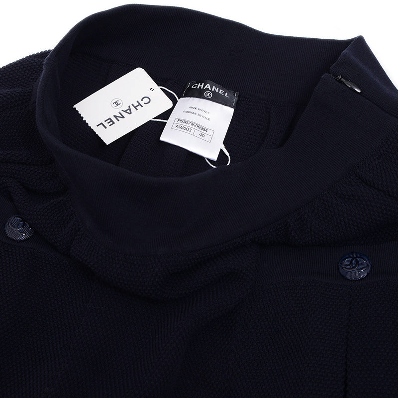 スカート ココマークボタン コットン ネイビー 40サイズ スカート