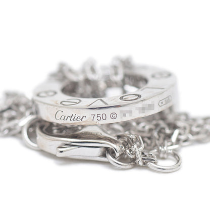 ラブ サークル ブレスレット ダイヤ K18WG ブレスレット