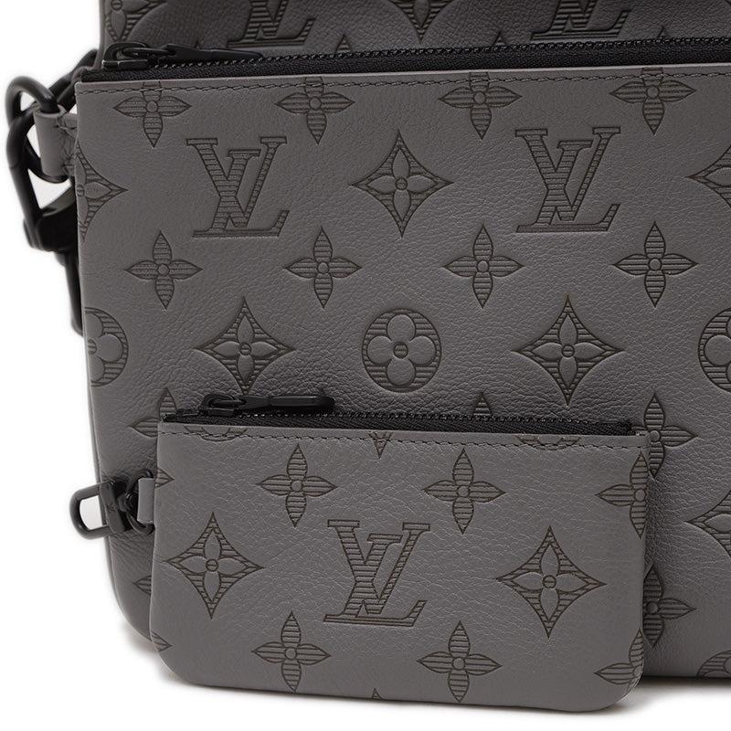 モノグラムシャドウ トリオ メッセンジャー バッグ アンスラサイトグレー M46603 メッセンジャーバッグ