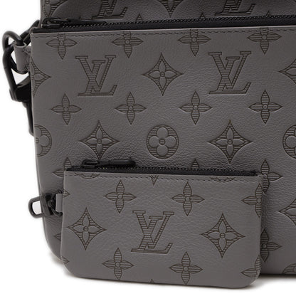 モノグラムシャドウ トリオ メッセンジャー バッグ アンスラサイトグレー M46603 メッセンジャーバッグ