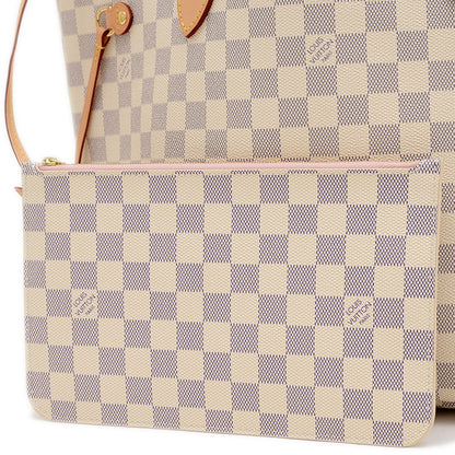 ダミエアズール ネヴァーフルMM トートバッグ ローズバレリーヌ 新型 N40604 トートバッグ