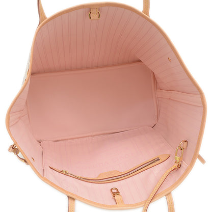 ダミエアズール ネヴァーフルMM トートバッグ ローズバレリーヌ 新型 N40604 トートバッグ