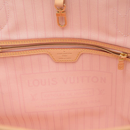 ダミエアズール ネヴァーフルMM トートバッグ ローズバレリーヌ 新型 N40604 トートバッグ