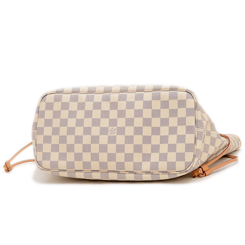 ダミエアズール ネヴァーフルMM トートバッグ ローズバレリーヌ 新型 N40604 トートバッグ