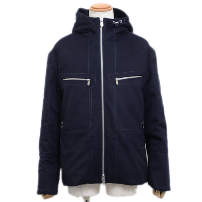 ブルゾン カシミヤ ネイビー メンズ 46サイズ ブルゾン