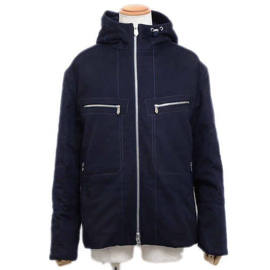 ブルゾン カシミヤ ネイビー メンズ 46サイズ ブルゾン