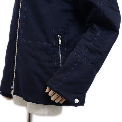 ブルゾン カシミヤ ネイビー メンズ 46サイズ ブルゾン