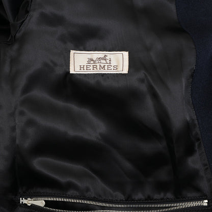 ブルゾン カシミヤ ネイビー メンズ 46サイズ ブルゾン