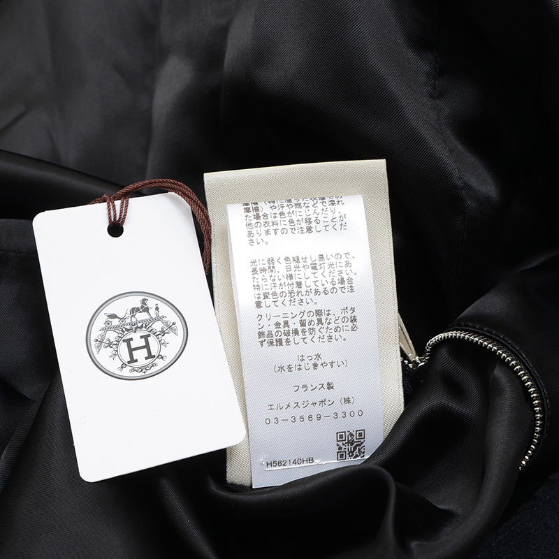 ブルゾン カシミヤ ネイビー メンズ 46サイズ ブルゾン