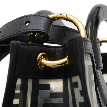 ラナウェイ ショッパー 2WAYバッグ ビニール ブラック 8BH353 ハンドバッグ