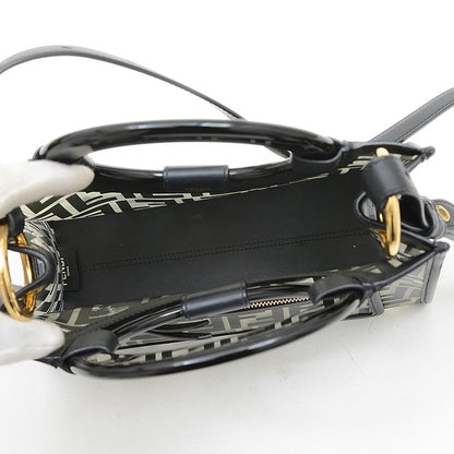 ラナウェイ ショッパー 2WAYバッグ ビニール ブラック 8BH353 ハンドバッグ