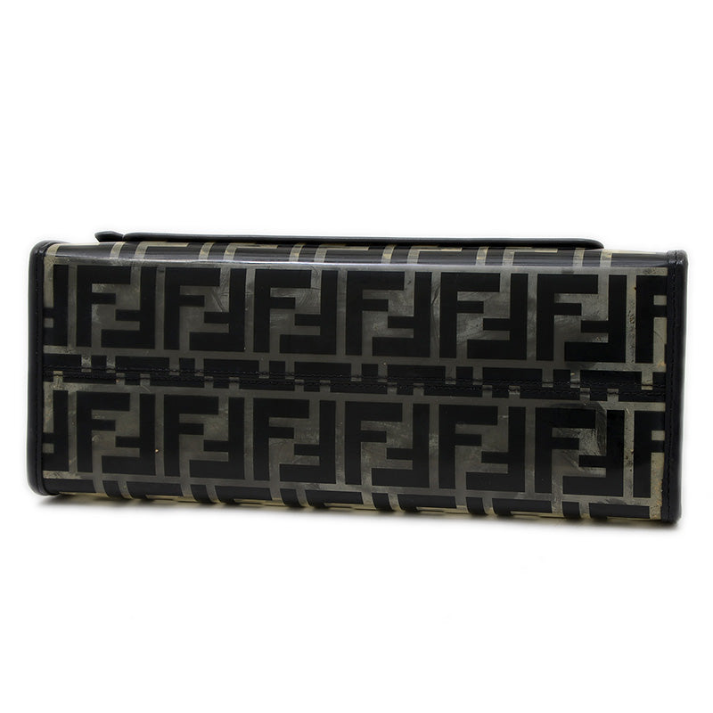 ラナウェイ ショッパー 2WAYバッグ ビニール ブラック 8BH353 ハンドバッグ