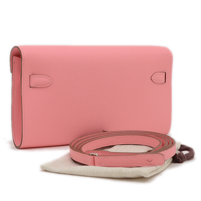 ケリートゥーゴー 財布 エプソン ローズコンフェッティ シルバー金具 K刻印 長財布