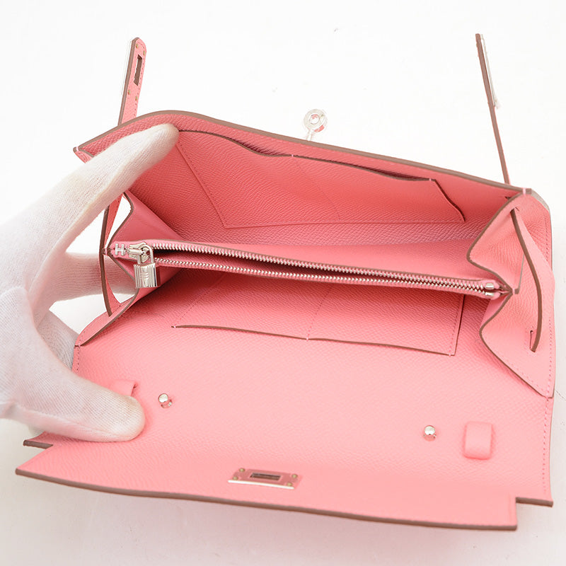 ケリートゥーゴー 財布 エプソン ローズコンフェッティ シルバー金具 K刻印 長財布