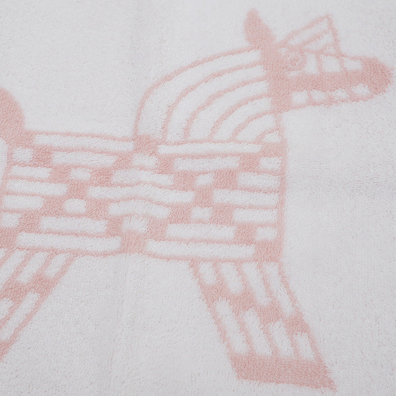 カレタオル アニモー ナッテ ハンドタオル コットン ピンク/イエロー タオル