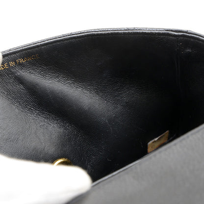 ダイアナ チェーンショルダー 22cm キャビアスキン ブラック A01164 ヴィンテージ ショルダーバッグ