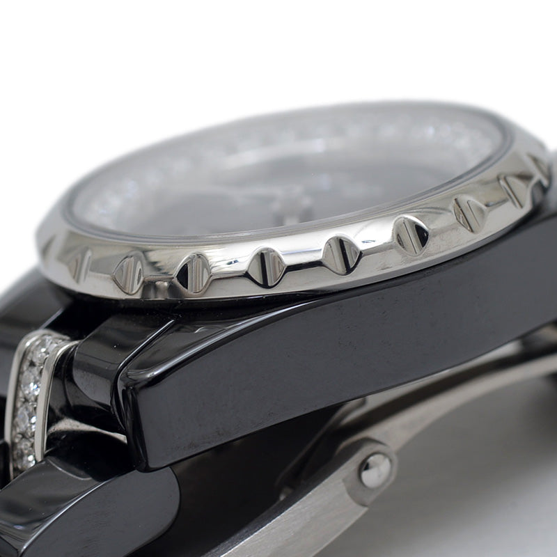 J12 XS 19mm ブレスセンターダイヤ ブラックセラミック H5236 腕時計