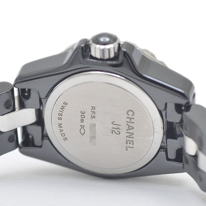 J12 XS 19mm ブレスセンターダイヤ ブラックセラミック H5236 腕時計