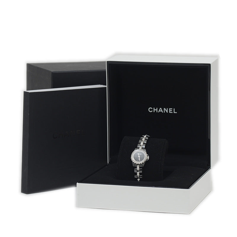 J12 XS 19mm ブレスセンターダイヤ ブラックセラミック H5236 腕時計