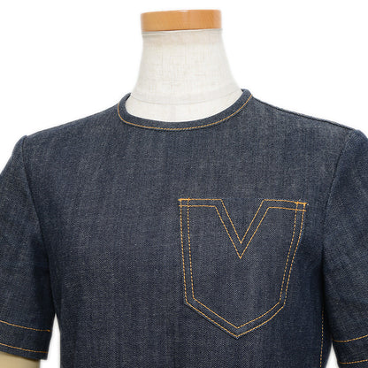 ワンピース デニム コットン混 ネイビー 36サイズ ワンピース