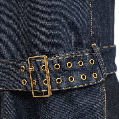 ワンピース デニム コットン混 ネイビー 36サイズ ワンピース