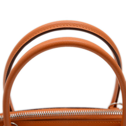 ボリード27 エプソン アプリコット シルバー金具 D刻印 ハンドバッグ