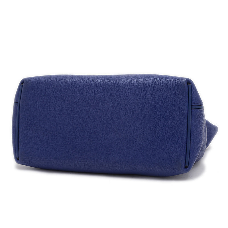 ヴァンキャトル サック24/24 35 トゴ ブルーアンクル ゴールド金具 D刻印 ハンドバッグ