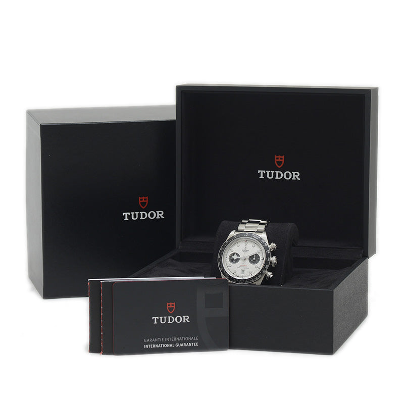 ブラックベイ クロノグラフ SS 白文字盤 79360N メンズ 腕時計