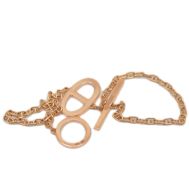 シェーヌダンクル コントゥール ブレスレット K18PG ブレスレット