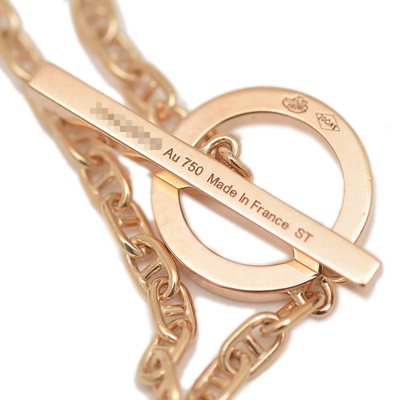 シェーヌダンクル コントゥール ブレスレット K18PG ブレスレット