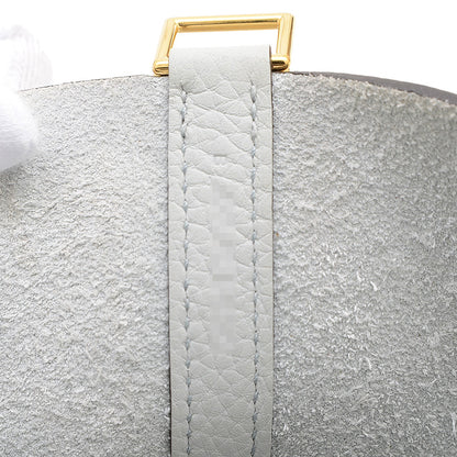 ピコタンロック MM 22 トリヨン ブルーペール ゴールド金具 B刻印 ハンドバッグ