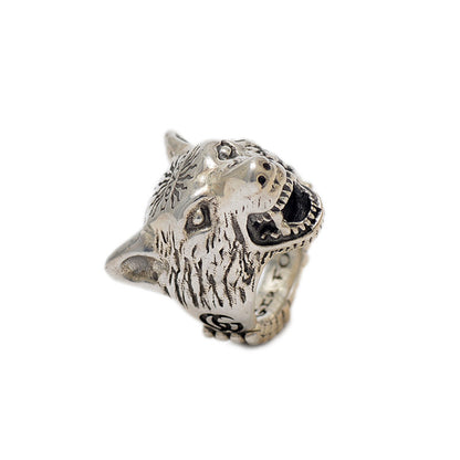 アンガーフォレスト ウルフヘッド リング シルバー SV925 #14 リング・指輪