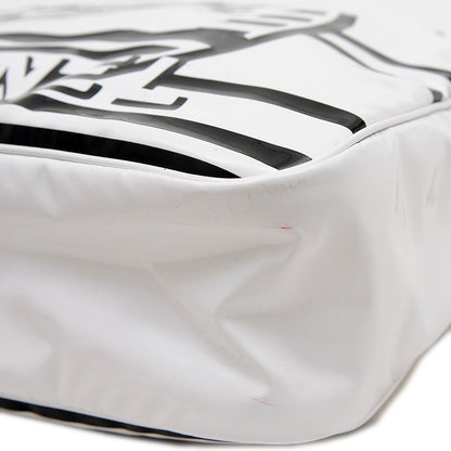 クルーズライン チェーンショルダーバッグ ビニール ホワイト/ブラック ショルダーバッグ