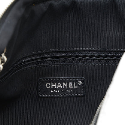 クルーズライン チェーンショルダーバッグ ビニール ホワイト/ブラック ショルダーバッグ