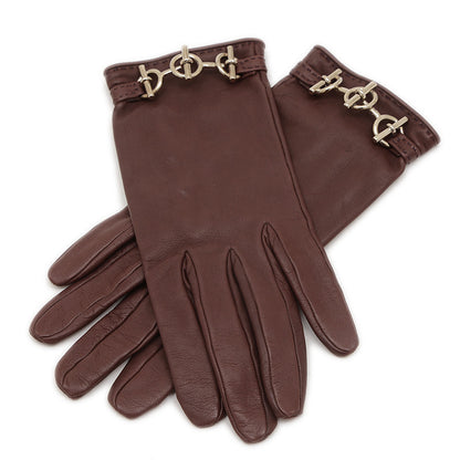 ホースビット グローブ 手袋 レザー ボルドー 8サイズ ソルド品 手袋