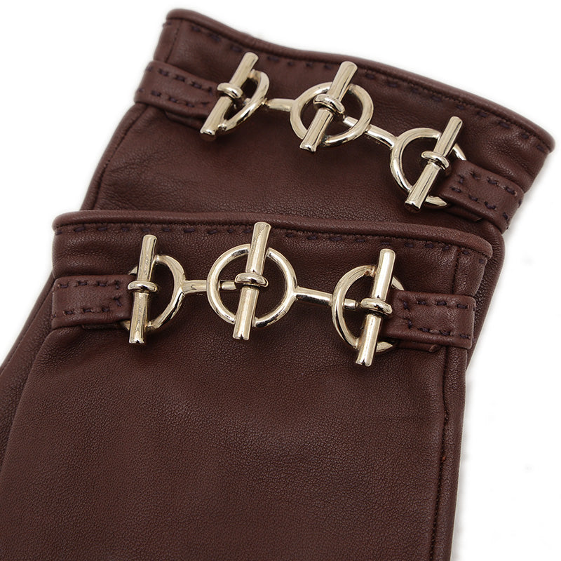 ホースビット グローブ 手袋 レザー ボルドー 8サイズ ソルド品 手袋