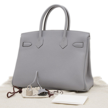 バーキン30 トゴ グリパンタン シルバー金具 K刻印 ハンドバッグ