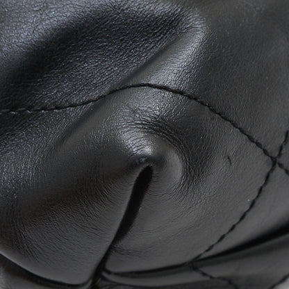 シャネル22 ショルダーバッグ ブラック シャイニーカーフレザー AS3980 ショルダーバッグ