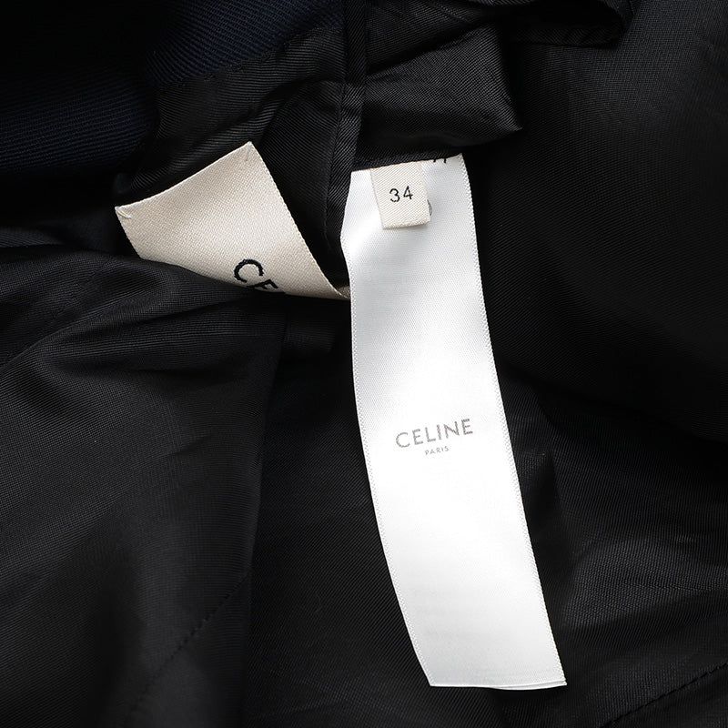 テーラードジャケット ダブル ウール ネイビー レディース 34サイズ 2V684092D テーラードジャケット