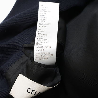 テーラードジャケット ダブル ウール ネイビー レディース 34サイズ 2V684092D テーラードジャケット